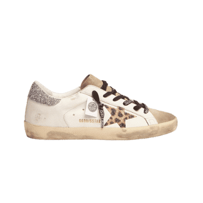 G*lden Goose - Silber/Leopard