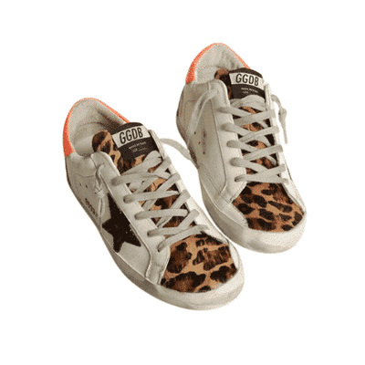 G*lden Goose - Silber/Leopard